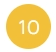 Rond jaune avec le chiffre 10